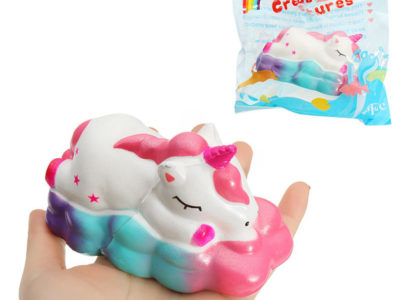 Eric Somnolent Licorne Squishy 12 * 8 * 8 CM Licencié Slow Rising Soft Collection Cadeau Décor Jouet Emballage d'origine