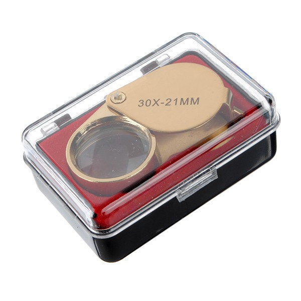 Golden 30 X 21mm Jeweler Loupe …