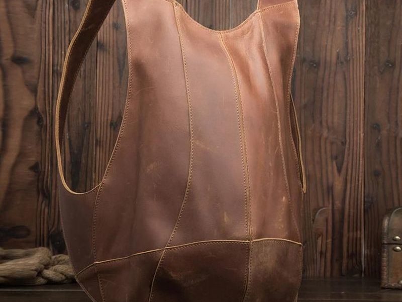 Hommes en cuir PU gilet forme …