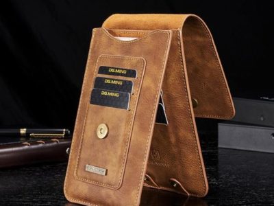 Hommes Faux Leather Vintage Card Holder …