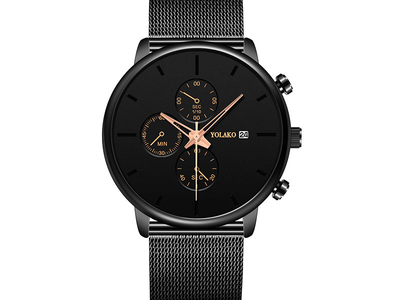 Ultra mince style décontracté hommes montre-bracelet …