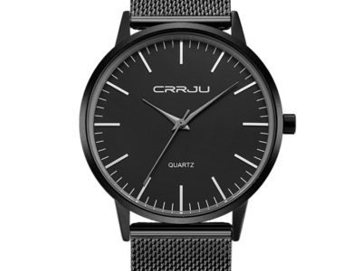 CRRJU Ultra Mince Hommes Montres En …