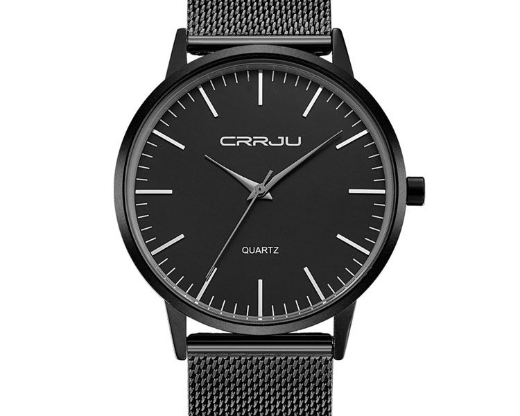 CRRJU Ultra Mince Hommes Montres En …