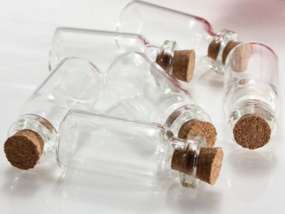 10pcs mini- souhaitant Les bouteilles en …
