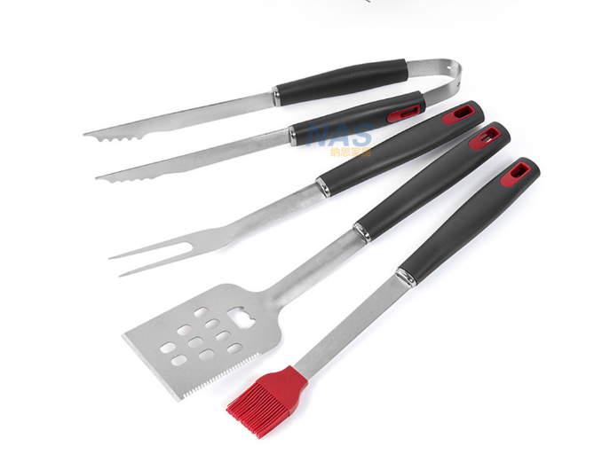 4PCS Kit d'ustensiles de barbecue en …