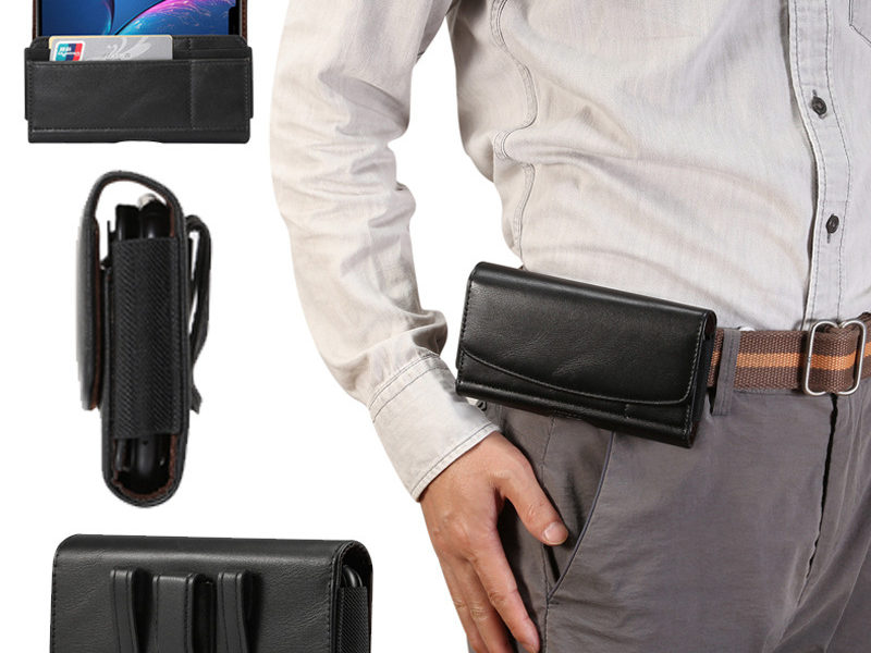 Hommes Faux cuir 7.2 pouces sac …