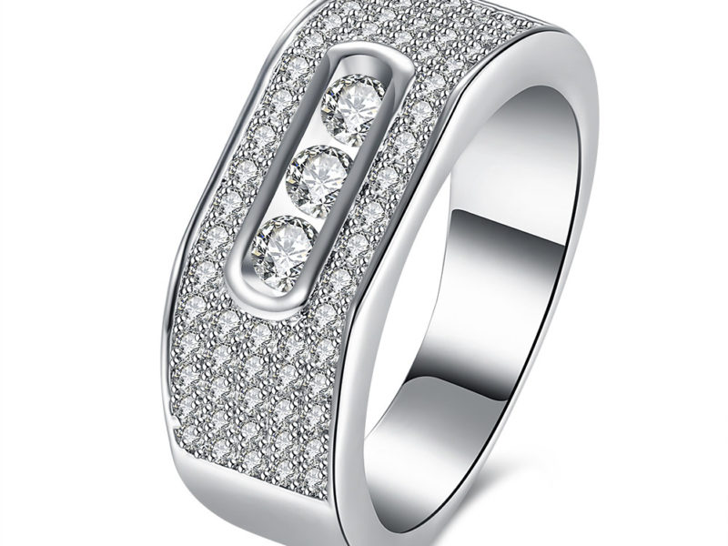 INALIS Zircon Gift Anneaux De Mariage …