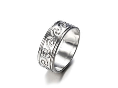 Vinatge Bague Bague Antique Argent Simple …