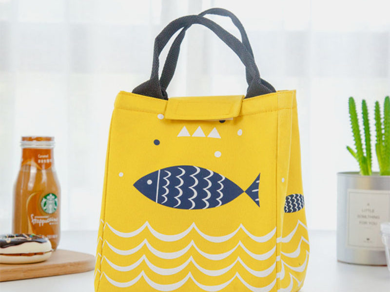 Print Outdoor Isolation Fesh-keep Lunch Bag …