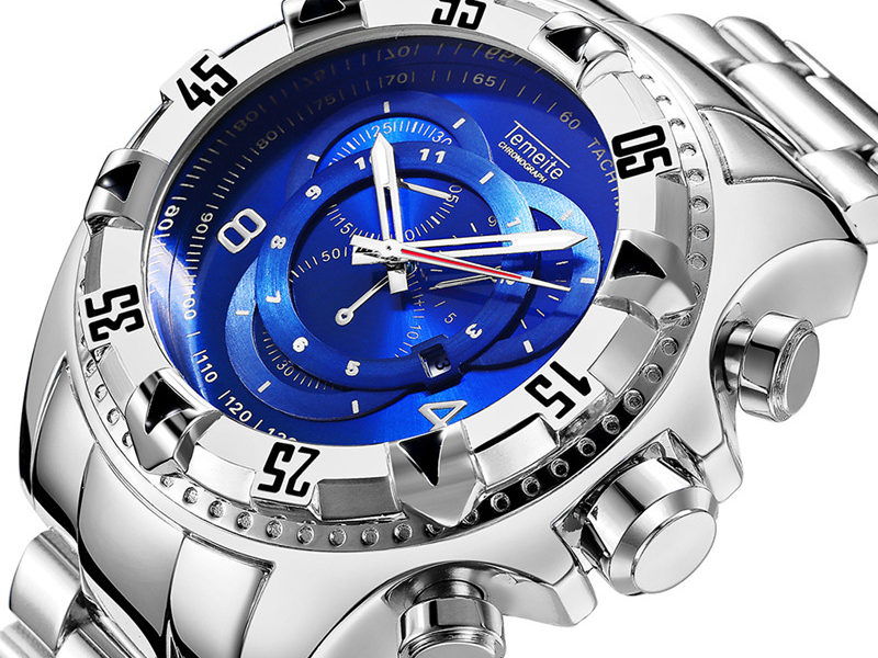 TEMEITE 020G Montre Homme Business Étanche …