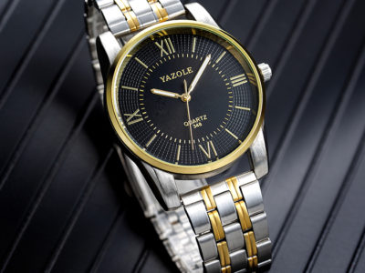 YAZOLE 348 Full Steel Men Montre de Quartz Affichage à Quartz …