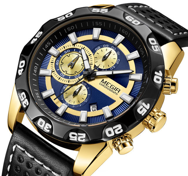 MEGIR 2096 Luxe Sport Style Chronographe …