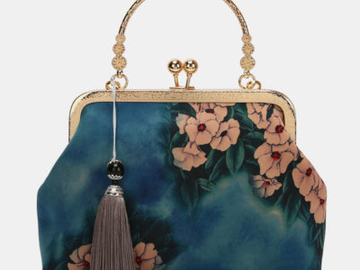 Femmes Style Chinois Fleur Imprimer Pochette …