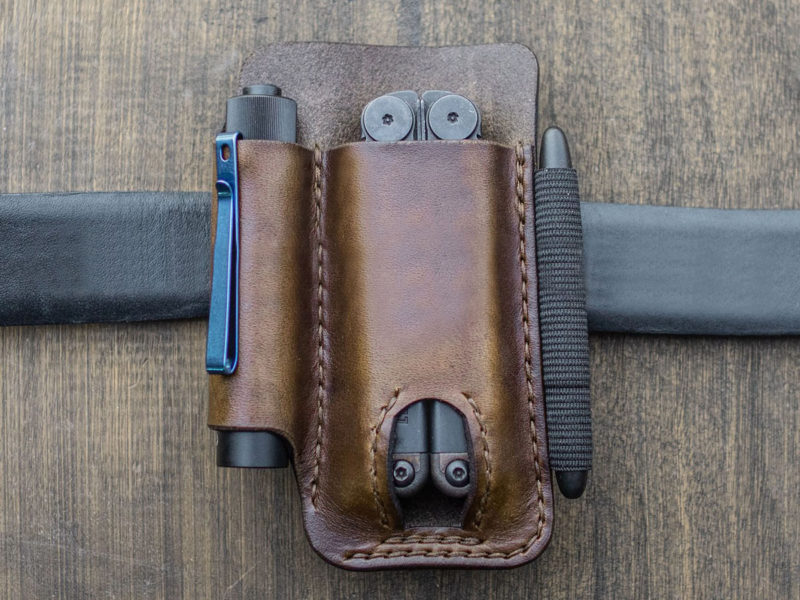 Hommes en cuir véritable rétro Mini …