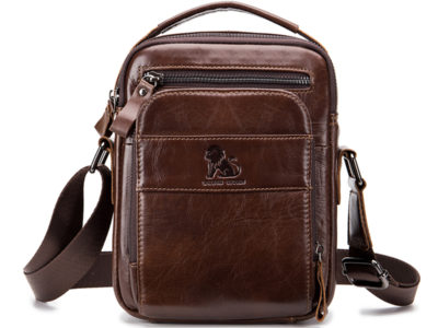 Sac à bandoulière vintage en cuir …