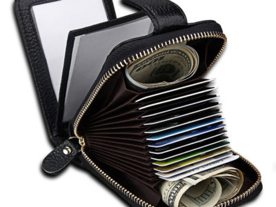 Porte-cartes en cuir véritable femme Porte-monnaie porte-monnaie portefeuille portable sac à …