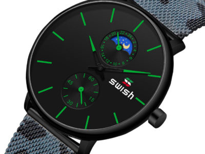 SWISH 0096 Casual Men Watch 3ATM …