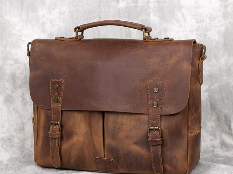 Hommes Vintage Multifonction Grande Capacité D'affaires …