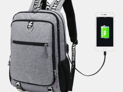 Hommes Port de charge USB Grande capacité Sac à dos multifonctionnel …