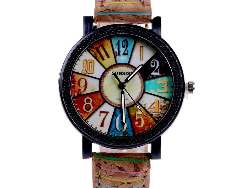 Montre femme Fshion Cadran couleur Montre …