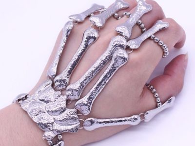 Accessoires d'Halloween Punk doigt Bracelet gothique …