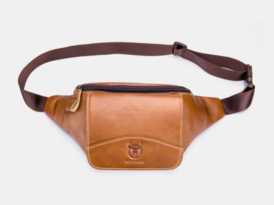 Bullcaptain Vintage en cuir véritable grande …