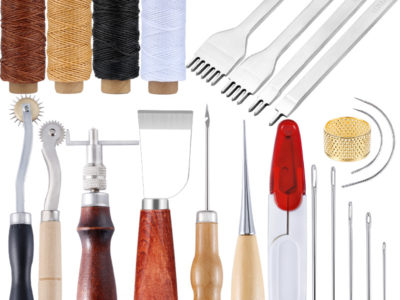 KAOBUY Kit d'outils d'artisanat en cuir …