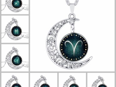 Collier pendentif style rétro lumineux 12 …