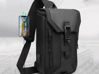 Hommes Oxford USB chargement multi-poches 3 …