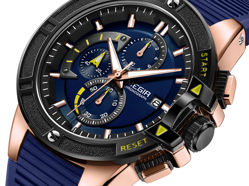 MEGIR 2095 Montre Homme Chronographe Montre …