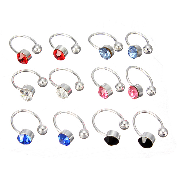 2 Pcs No Piercing 6 Couleurs …