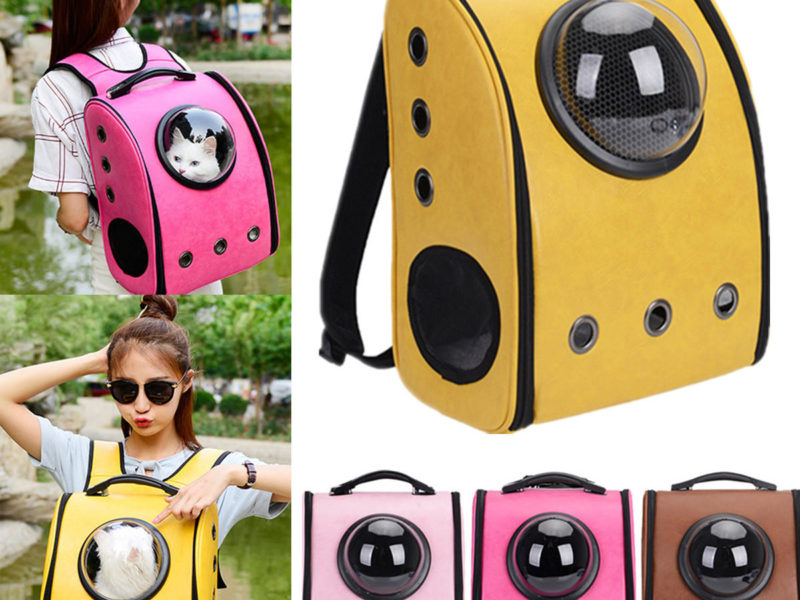 Astronaute pour animaux de compagnie capsule sac à dos portable en …