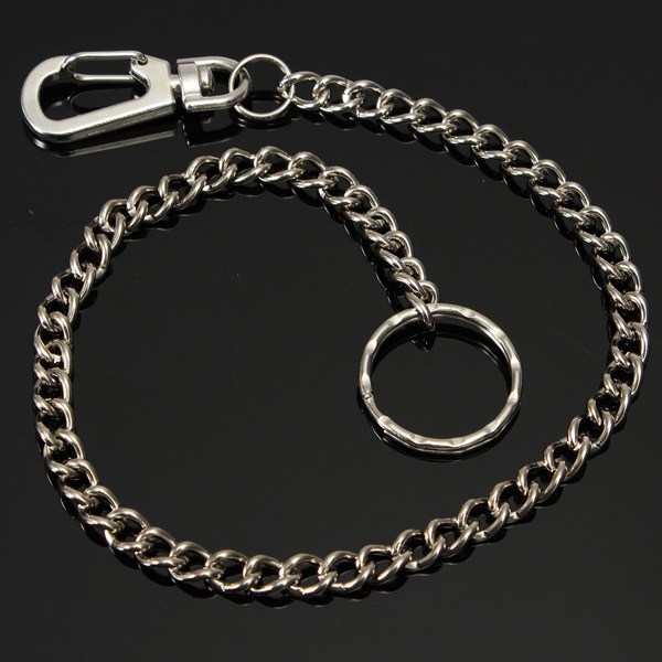 Argent longue chaîne fermoir métallique trousseau …