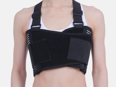 Support de poitrine côtelé ajustable Ceinture …