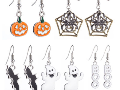 Boucles d'oreilles pendantes de décoration d'Halloween …