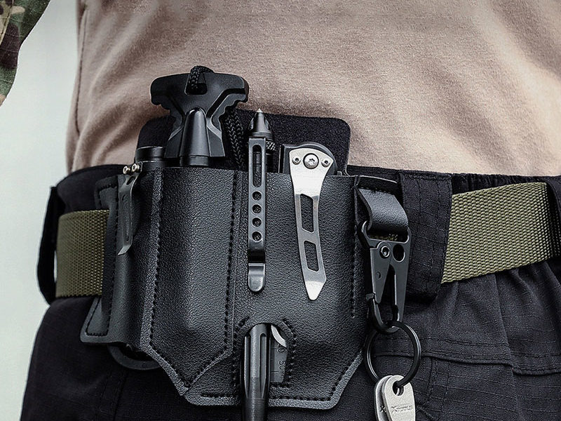 Hommes EDC Porte-clés Ouvert Creux Outil …
