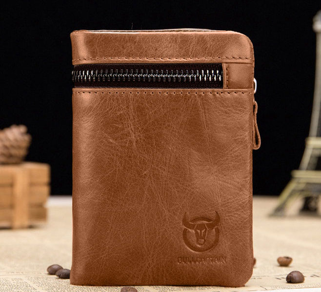 Bullcaptain® Bifold Portefeuille en Cuir Porte-Monnaie …