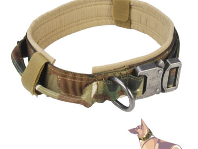 ZANLURE collier de chien réglable tactique …