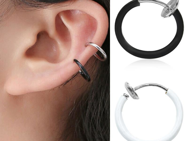 Mode boucle d'oreille clip nez anneaux …