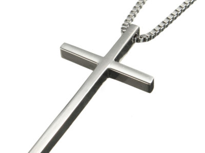 Pendentif croix en acier inoxydable Chaîne …