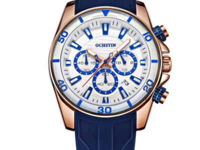 OCHSTIN GQ094 Bussiness Style Montre Homme Chronomètre Date Chronomètre Militaire Quartz