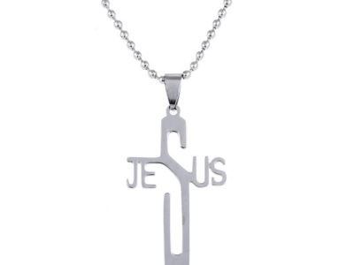 Acier inoxydable Collier Personnalité Jésus Croix …