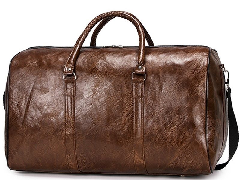 Hommes Femmes En Cuir Duffel Sacs …