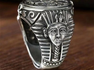 Bague Vintage Vintage Horus Anubis Wanderer …