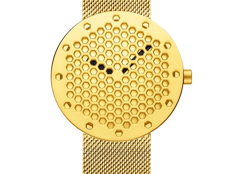 CRRJU 2143 montre à quartz en forme d'aiguille à cadran creux …