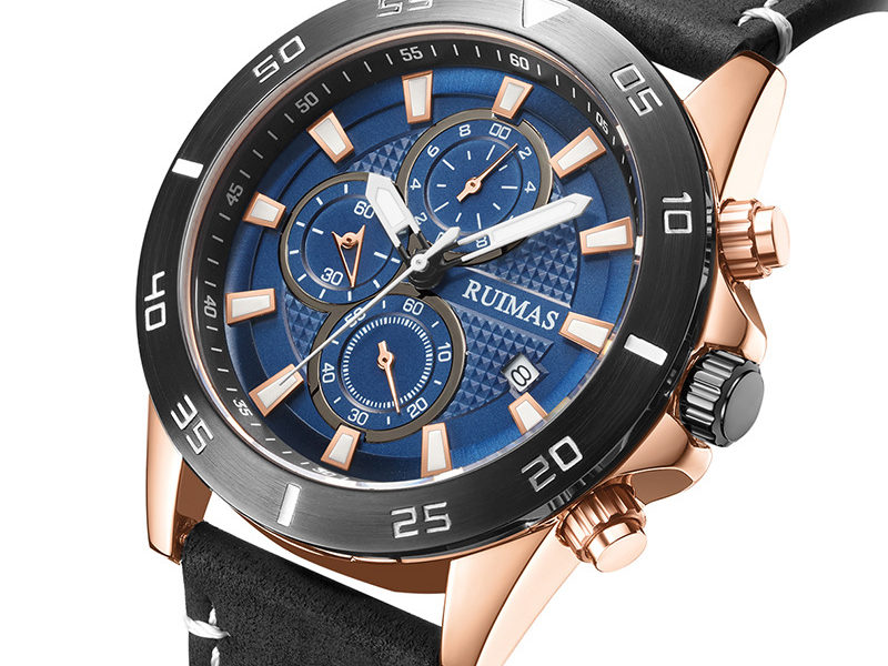 RUIMAS 572 Sport Hommes Montre 3ATM …