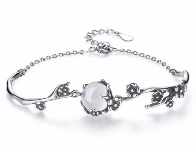 S925 argent élégant chaîne bracelets or …