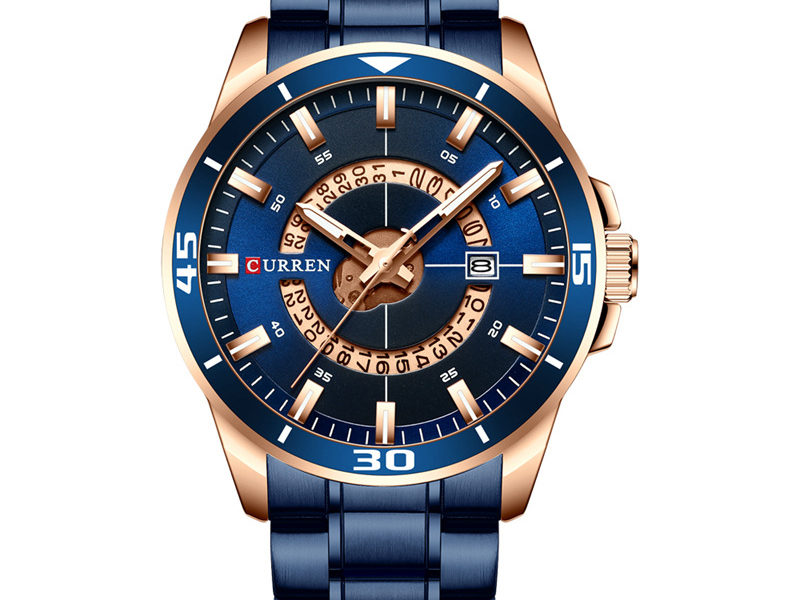 CURREN 8359 Calendar Full Steel Business …