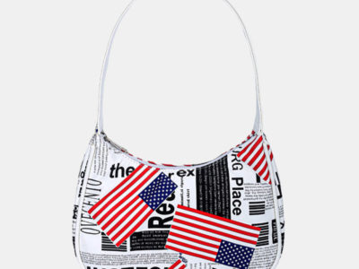 Sac à bandoulière imprimé motif drapeau …