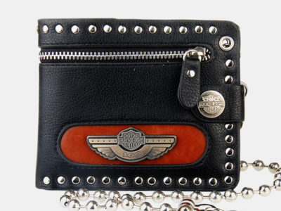 Hommes d'affaires en cuir véritable RFID …